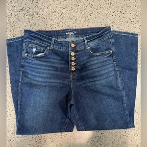 Edgely | High-Rise Skinny Jeans | 14w Short